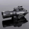 American P1 tactical strobe flashlight in black ABS with hand press mechanism and LED light source