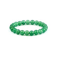 8mm natural stone bead bracelet with geometric shaped agate beads in multiple colour options