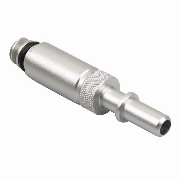 Silver metal VAS6262-9 transmission refueling adapter for 0B5 MTF gearbox service.