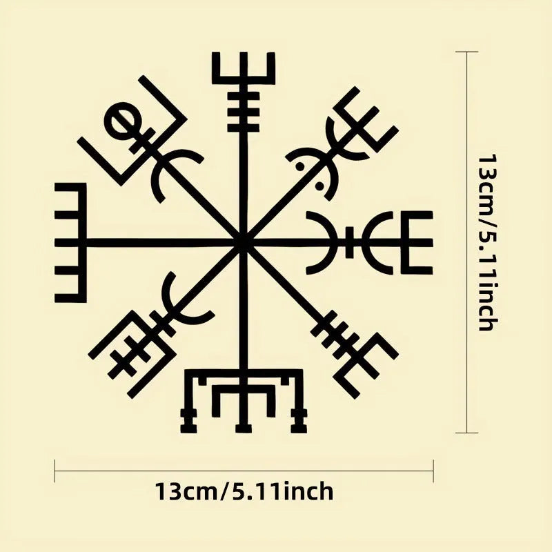 Square 13x13cm vegetarian-themed notebook design vinyl sticker for car body or glass.