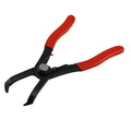 Red interior round nail removal pliers with PVC handles for door panel and wire buckle clips.