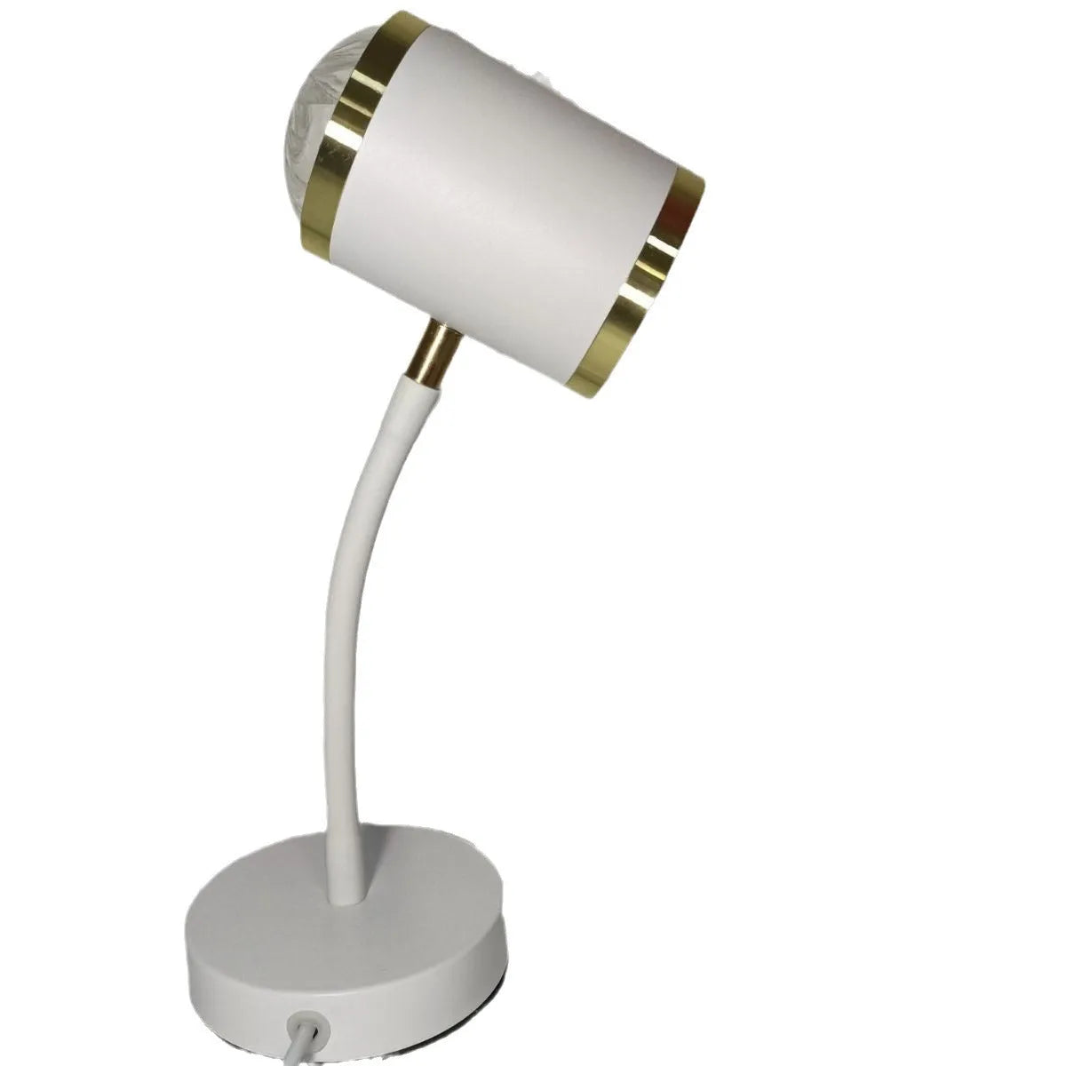 Double-headed photography streaming table lamp with metal holder in black colour option