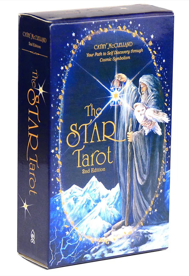 English Tarot Oracle Card Prism Card deck with coated paper cards in narrow and wide sizes
