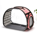 Pet backpack with transparent acrylic window and side vents for cats and small dogs, black colour, large size