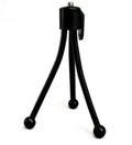Small iron frame mini tripod with hose-style legs folded, compatible with Apple iPhone.
