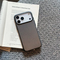 Large hole magnetic drop-resistant PC frosted protective phone case for iPhone 14-17 series