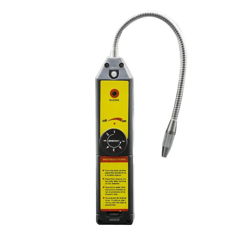 WJL-6000 halogen refrigerant leak detector with extended probe for automotive air conditioning systems