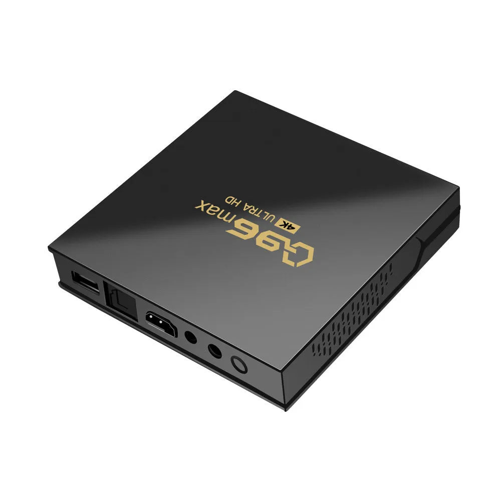 Q96 MAX S905 Android 4K TV Box set top box with remote control and HDMI cable