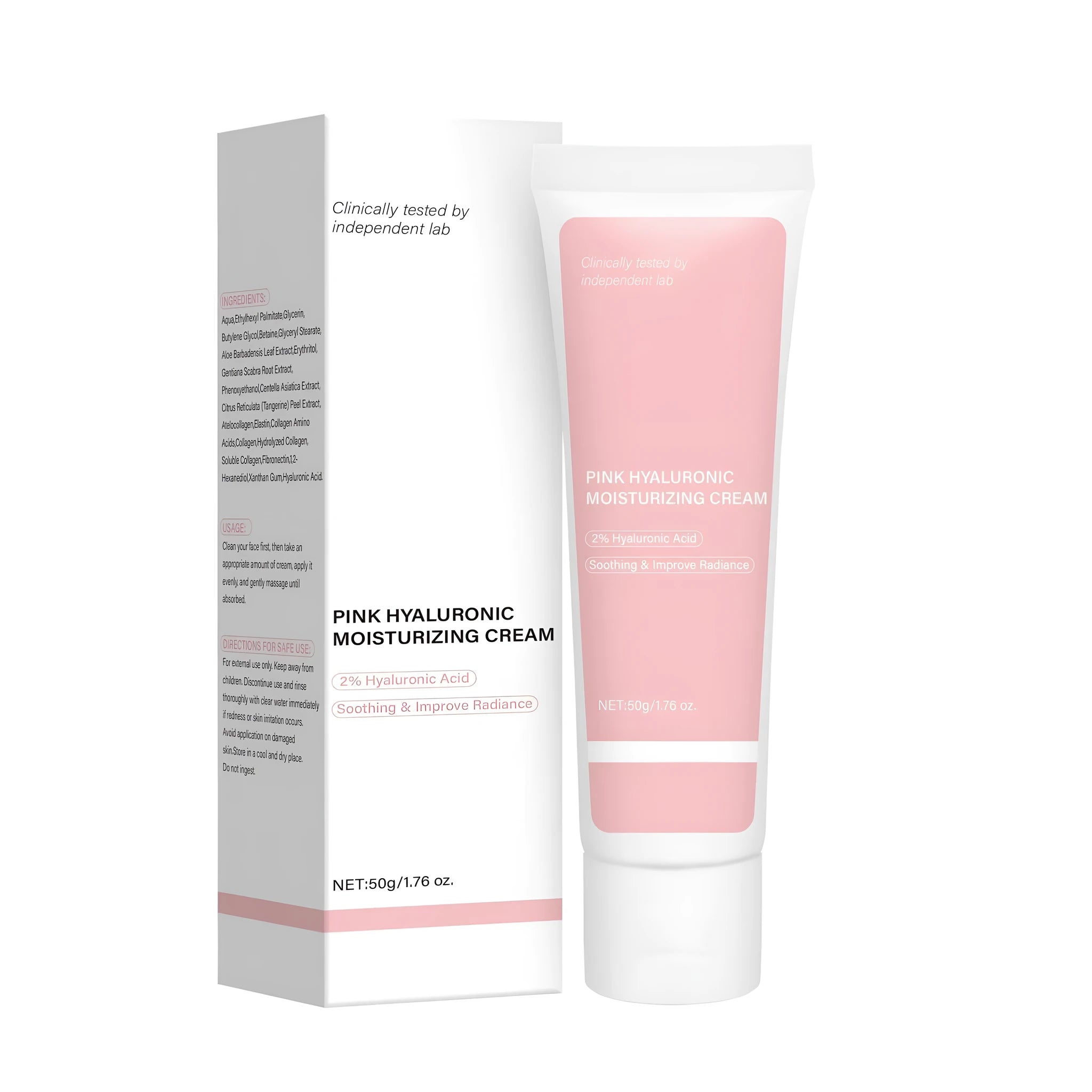 Hyaluronic Acid Moisturising Cream 50g jar with specification FP-E012
