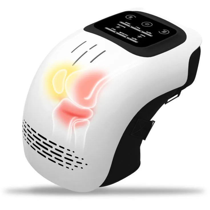 Intelligent kneading heating knee massager with infrared and vibration, rechargeable via USB, in Set colour option
