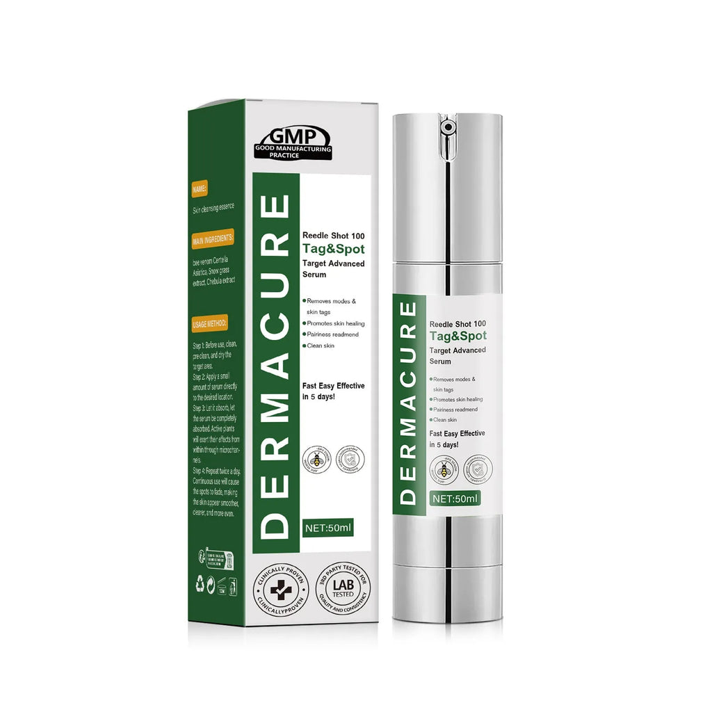 Gentle facial care solution bottle with 50ml net content for skin cleansing