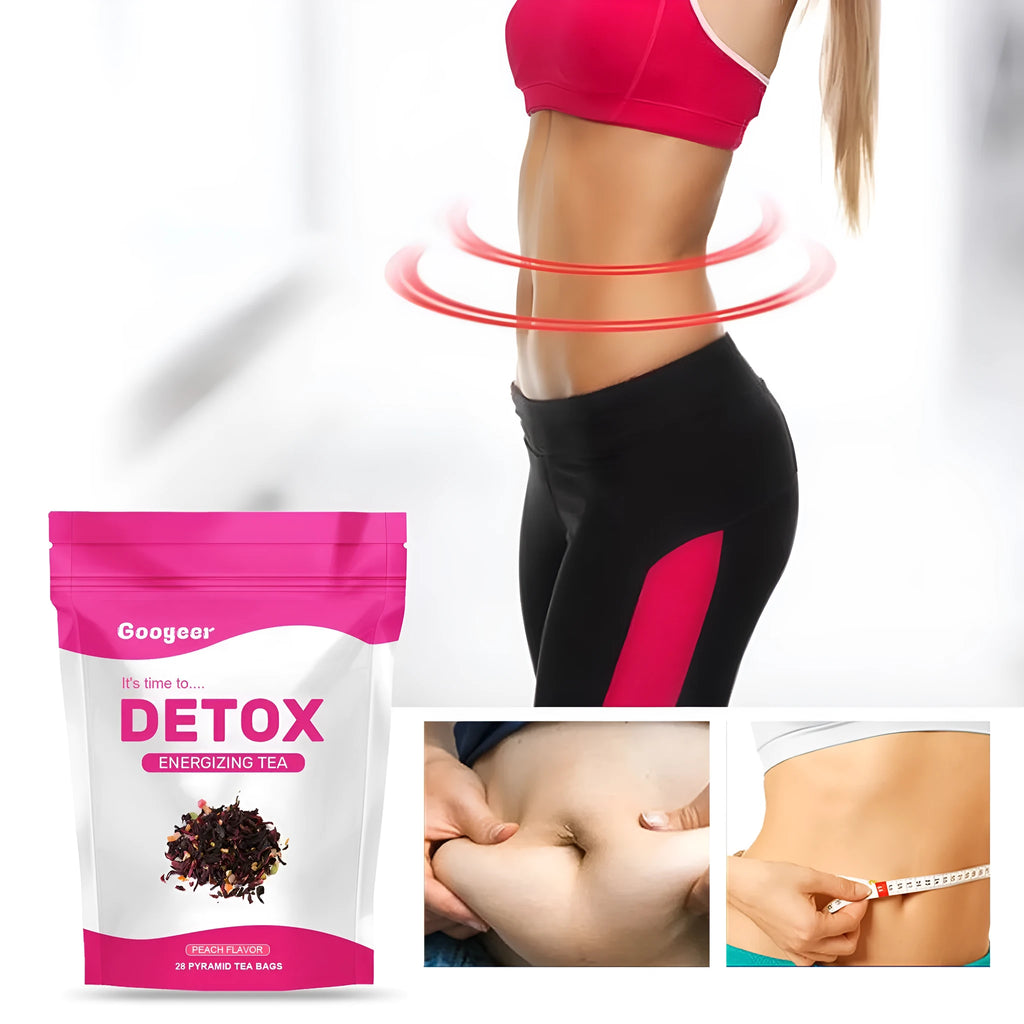 Green tea slimming belly firming product with 28 individual sachets for weight management