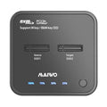 MAIWO K3016 M.2 solid state hard disk dock copier with USB-C cables and UK power adapter