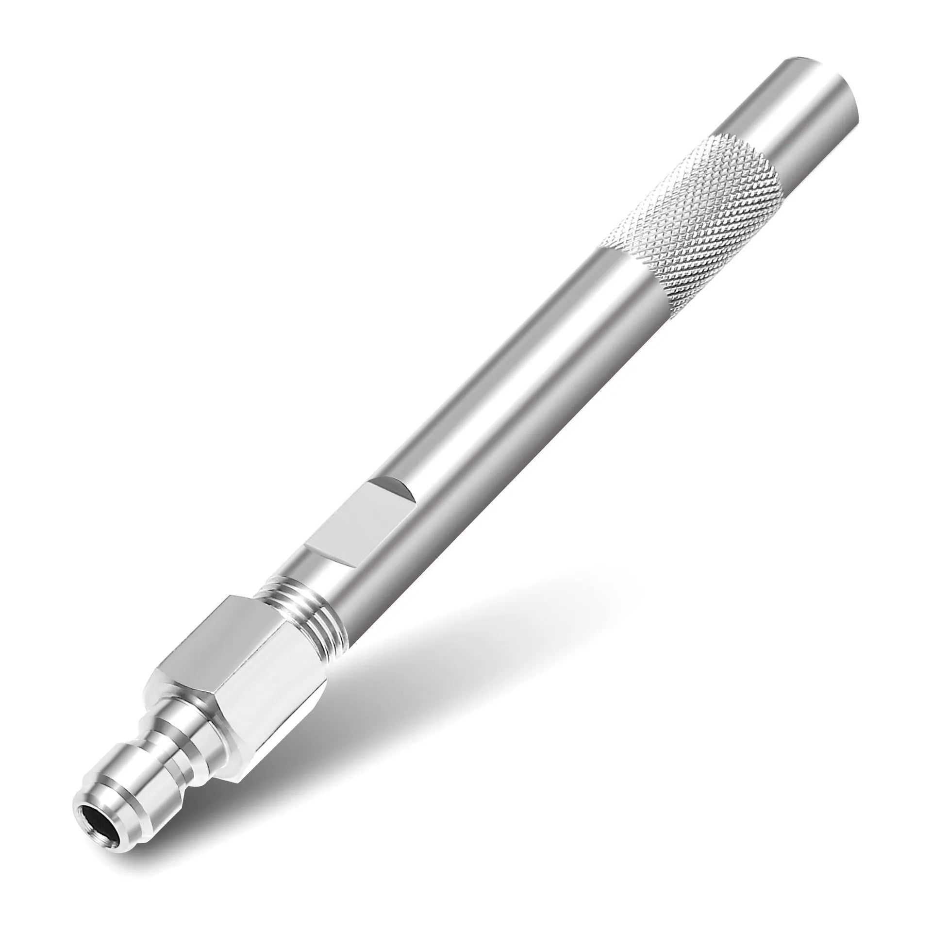 Stainless steel remote chemical nozzle for high pressure cleaning machine, 17cm length, single head