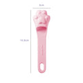 Silicone finger toothbrush for pets in pink, purple, and yellow colours