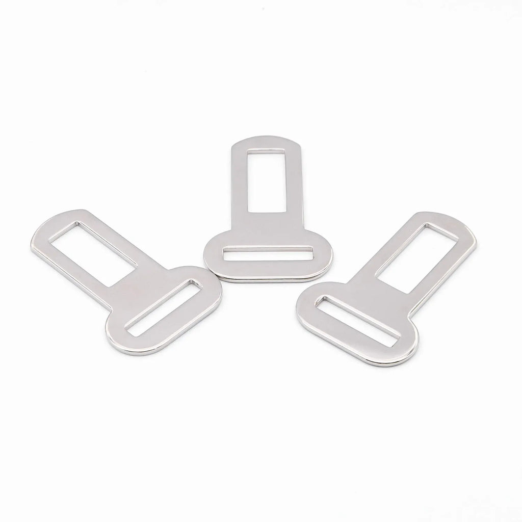 26mm silvery metal pet car safety buckle for vehicle travel restraint systems