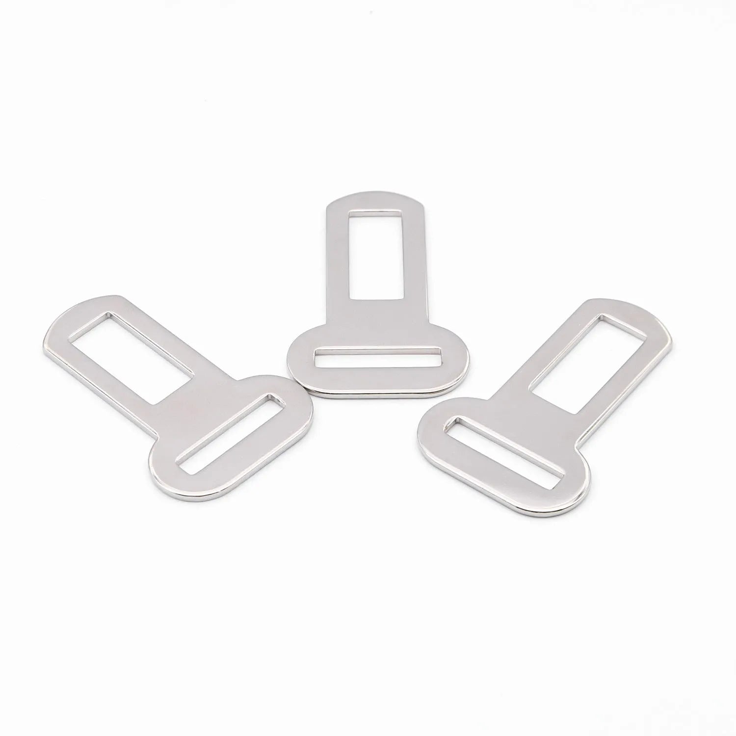 26mm silvery metal pet car safety buckle for vehicle travel restraint systems