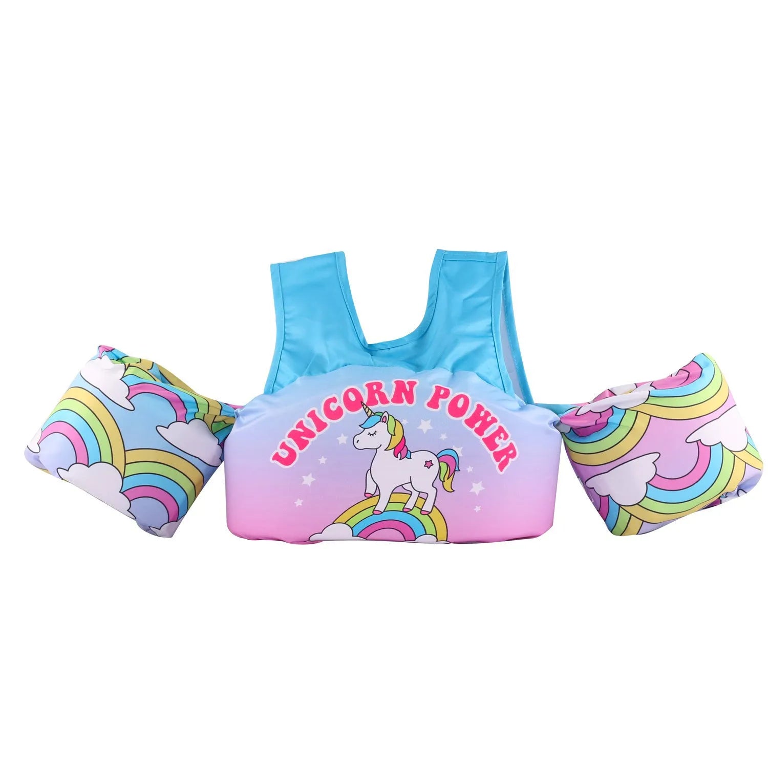Children's inflatable arm swimming ring with cartoon designs for water safety