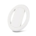 Ring Ultra-thin Magnetic Mobile Phone Holder in white for car desktop and handheld use