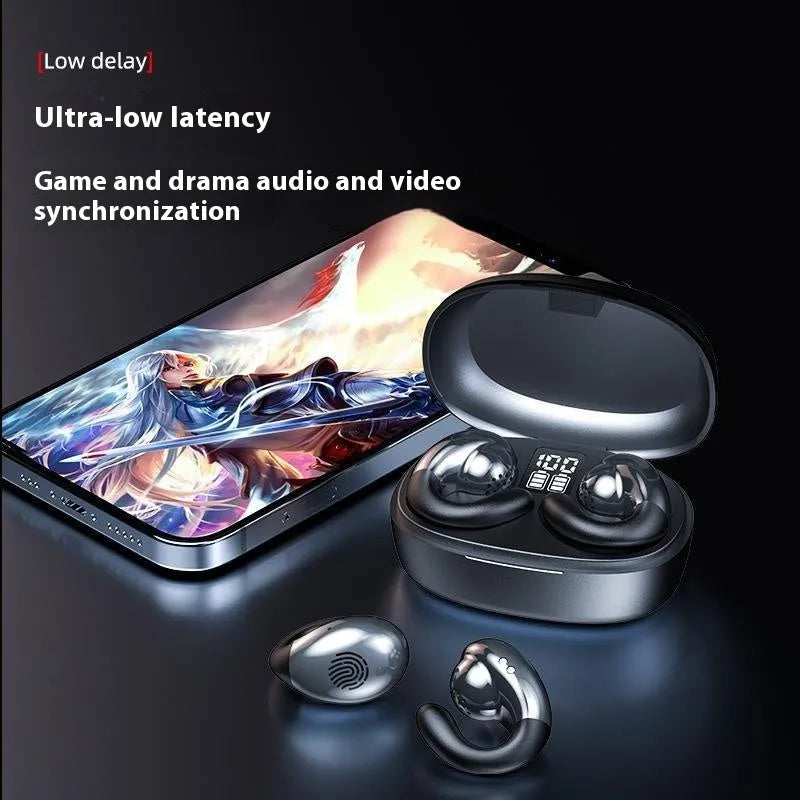 S29 wireless Bluetooth headset with charging case, ear-mounted non in-ear design, four colour options
