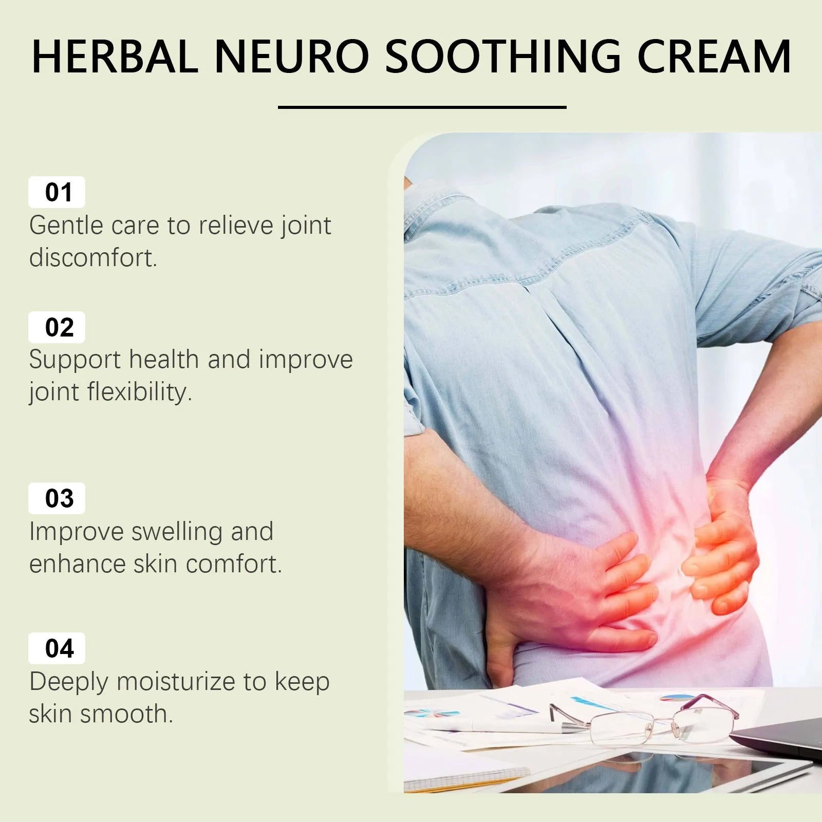 100g tube of Improve Comfort external body care cream with arnica and pepper extracts