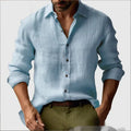 Men's casual floral print cardigan shirt with digital printing on polyester blend fabric.