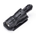 Nylon Glass Fiber 360-degree Rotating V6 Tactical Torch Quick Pull Sleeve Holster Black for Flashlights 27-30mm Head Diameter Waist Belt Up to 50mm Quick Draw Sleeve for TA30 TA15 TA01 TA10 E6 E51 P60 PA5 P5G T5 T7 TA40