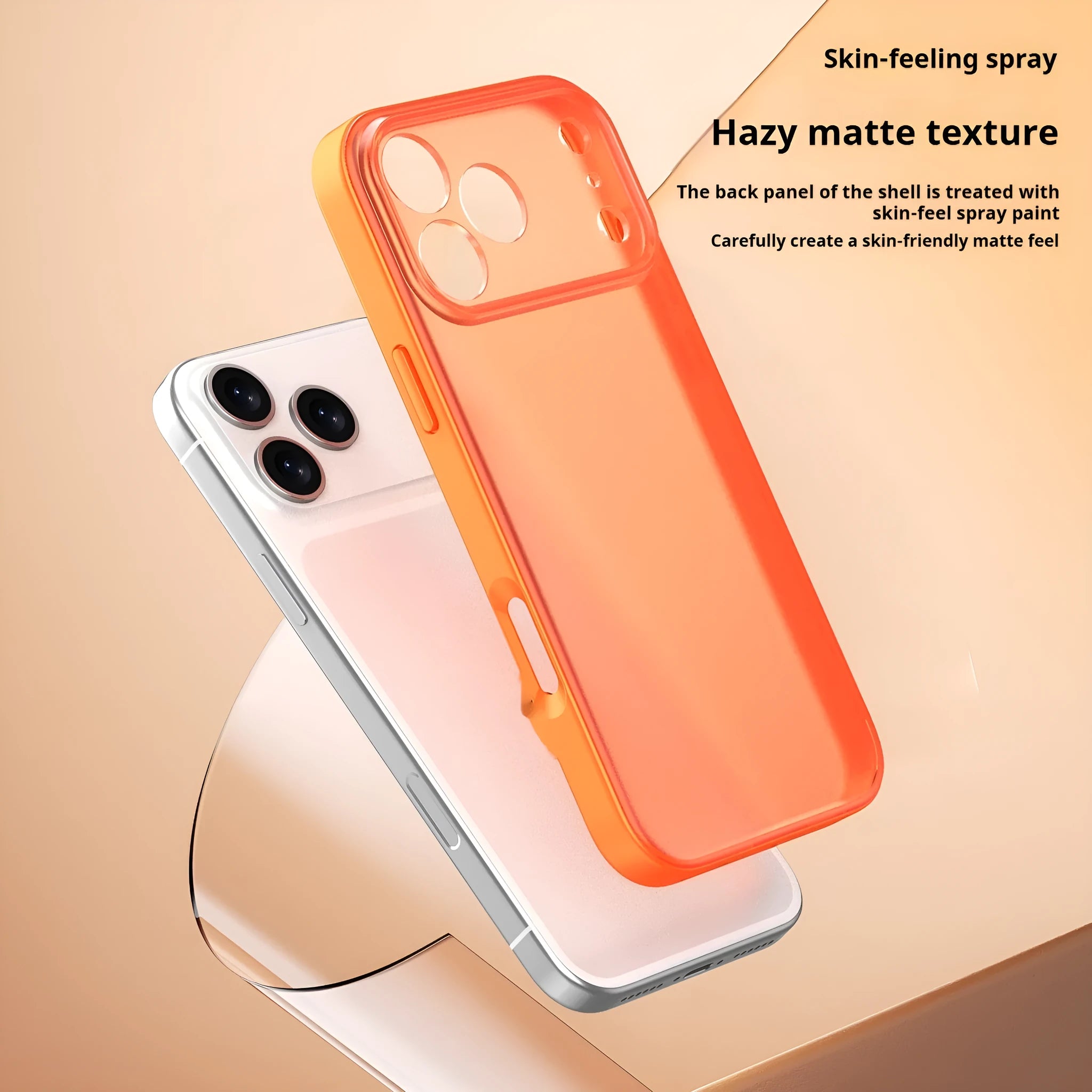 Skin Feeling Oil Injection all-inclusive fine hole phone case for iPhone 17 in eight colour options with anti-slip anti-fall protection