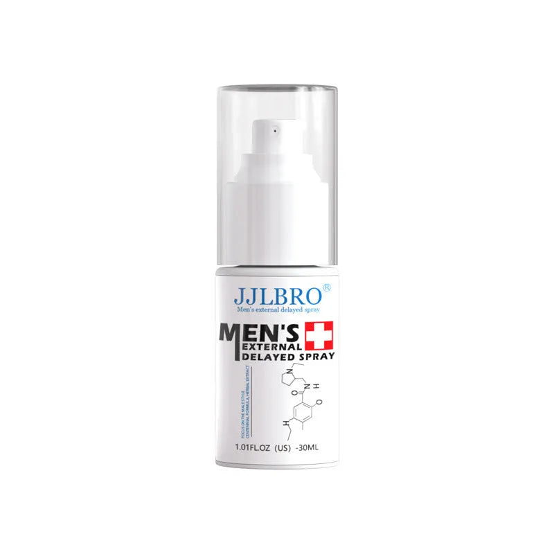 White JJLBRO plant extraction delayed spray 30ml bottle for time extension control