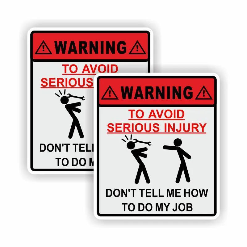 Car glass warning sticker showing 14.9cm by 12.6cm dimensions in Type A Hit colour