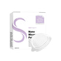 Box of four individual nano microneedle facial skincare patches containing ginger and GLP-1.
