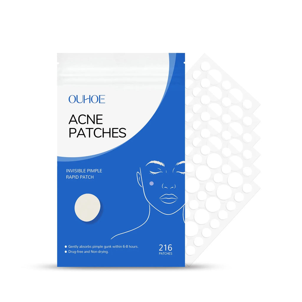 216-count acne patches with tea tree oil and vitamin E for gentle facial spot treatment