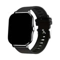 Smart watch with 1.44-inch touch screen on a silicone strap, showing call and health tracking interface.