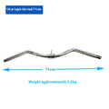 White feather finish stainless steel pull-down handle for gantry fitness equipment
