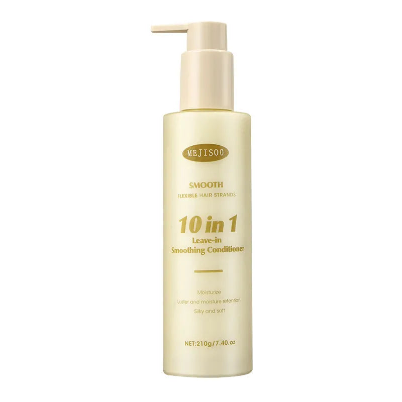 Wash-free 10-in-1 hair conditioner in 210g disposable bottle for ladies hair care