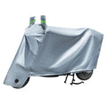 Silver universal rainproof electric car cover with binaural fit for cars with side mirrors