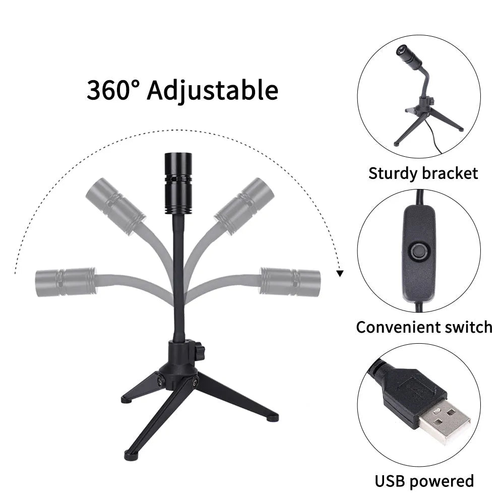 Adjustable Earth and Moon projection lamp with USB cable on a rotating bracket.