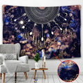 Nordic style tapestry wall hanging in polyester fabric available in multiple sizes