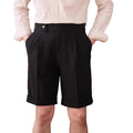 Men's straight-leg Neapolitan Kilge shorts in five colours: apricot, black, brown, navy blue, white.