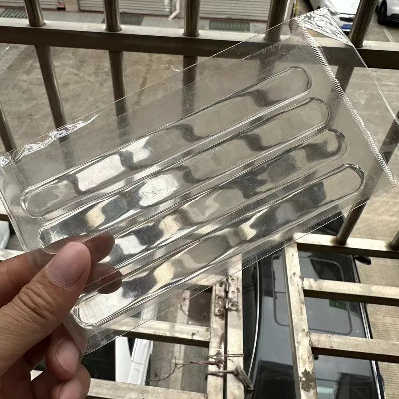 Transparent 3D car door handle protection stickers for scratch prevention
