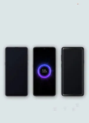 Black and white 10000mAh power bank with USB-C port and wireless charging symbol