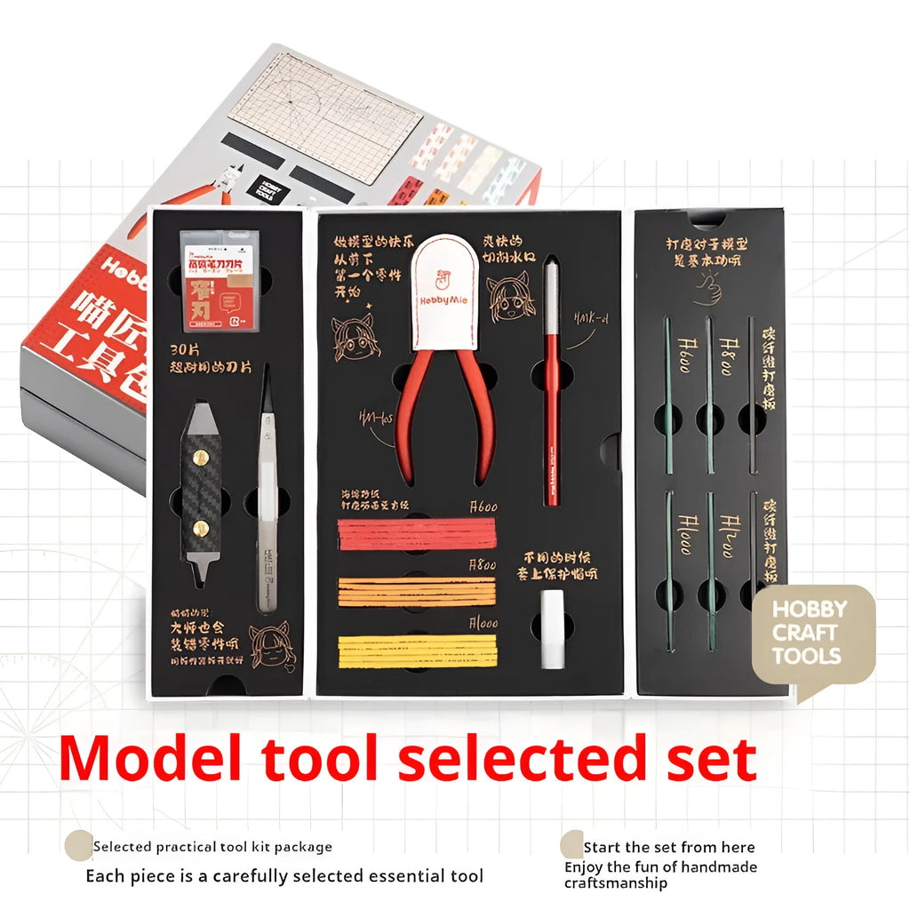 Meow Maker metal modelling tool set with various implements for crafts and DIY projects