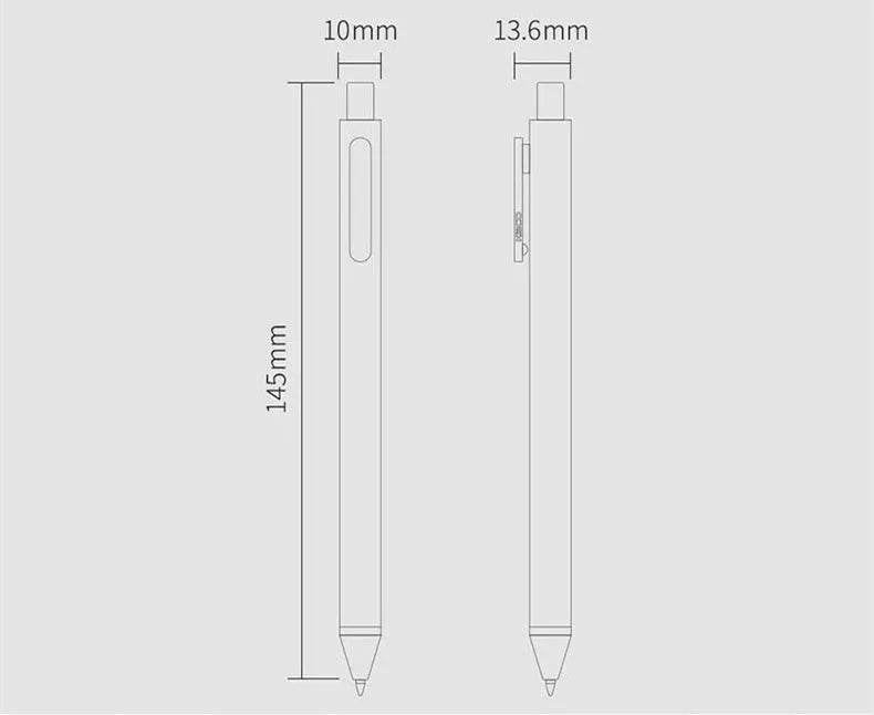 Multi-color gel pen set with 0.5mm fine point, retractable design, ABS plastic shell, and five colour refills in a vintage colour box