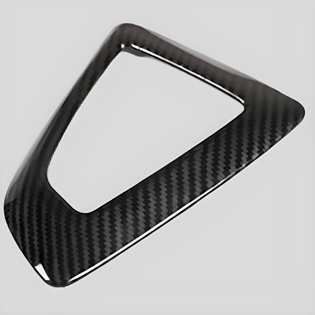 BMW carbon fibre pattern gear selector base frame trim panel for 1 2 3 4 Series