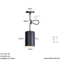 Matte black retro iron chandelier with multiple arms, shown against a neutral wall.