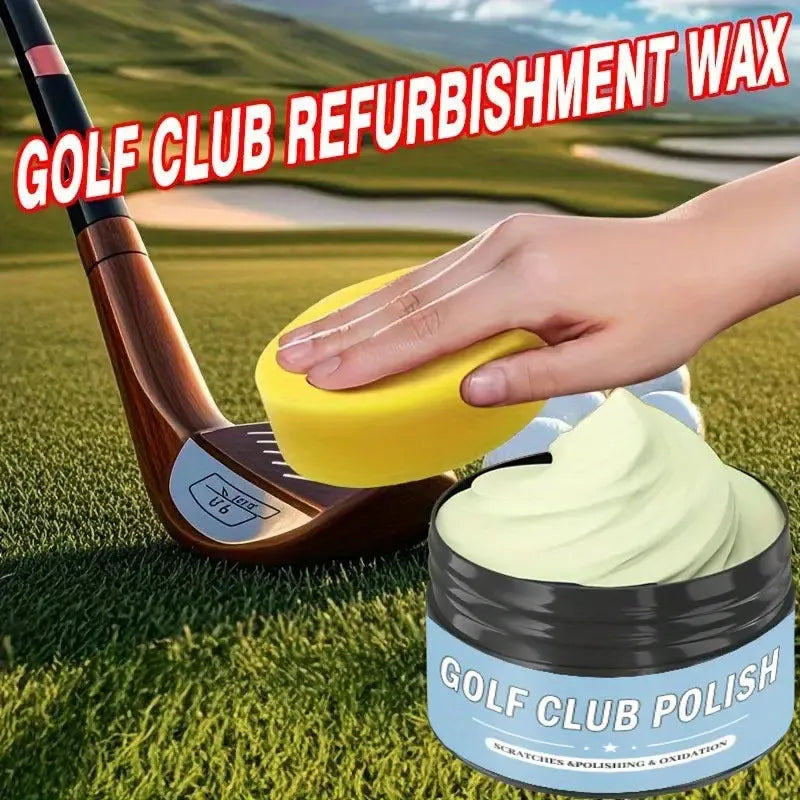 Golf club polishing wax 30g sponge and 50g sponge with fast smear formula for easy application