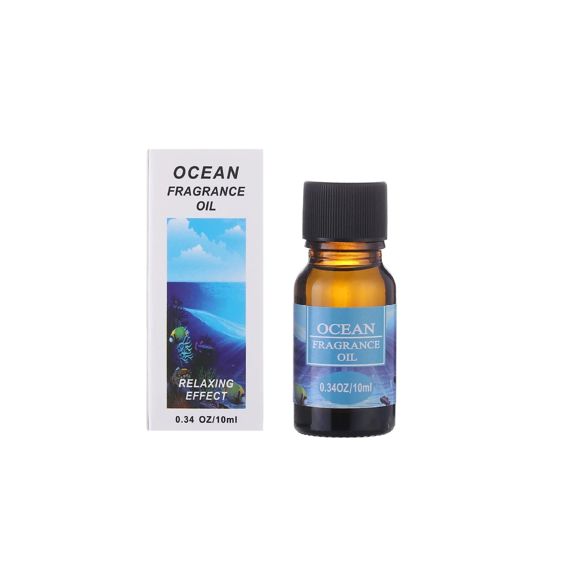 Set of 12 small glass bottles of aromatherapy essential oil, 10ml each, with labels showing Lavender, Rose, Lemon, and other fragrances.