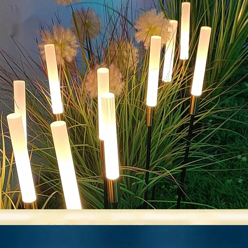 1100mm solar outdoor LED plug lawn lamp with acrylic diffuser for garden pathway lighting