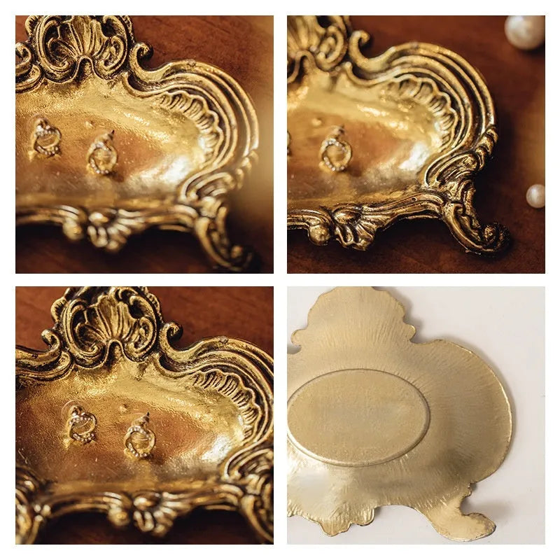 Creative retro resin jewelry plate in ornament board colour for necklace display