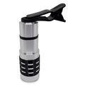 12x telescopic zoom lens with universal clip for smartphone cameras